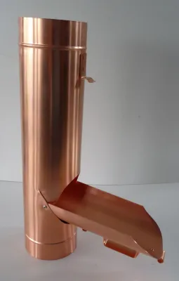 Regenrohrklappe aus Kupfer