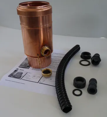 Regensammler aus Kupfer